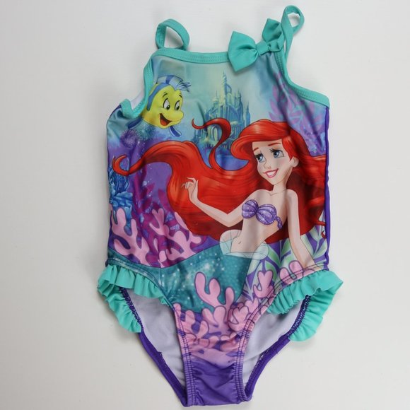 Disney Swim Disney Little Mermaid Toddler Girl Swimsuit Piece